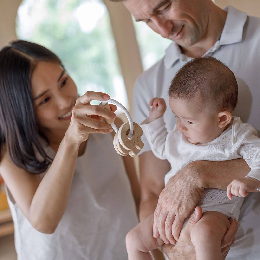 Baby Key Rattle Natural