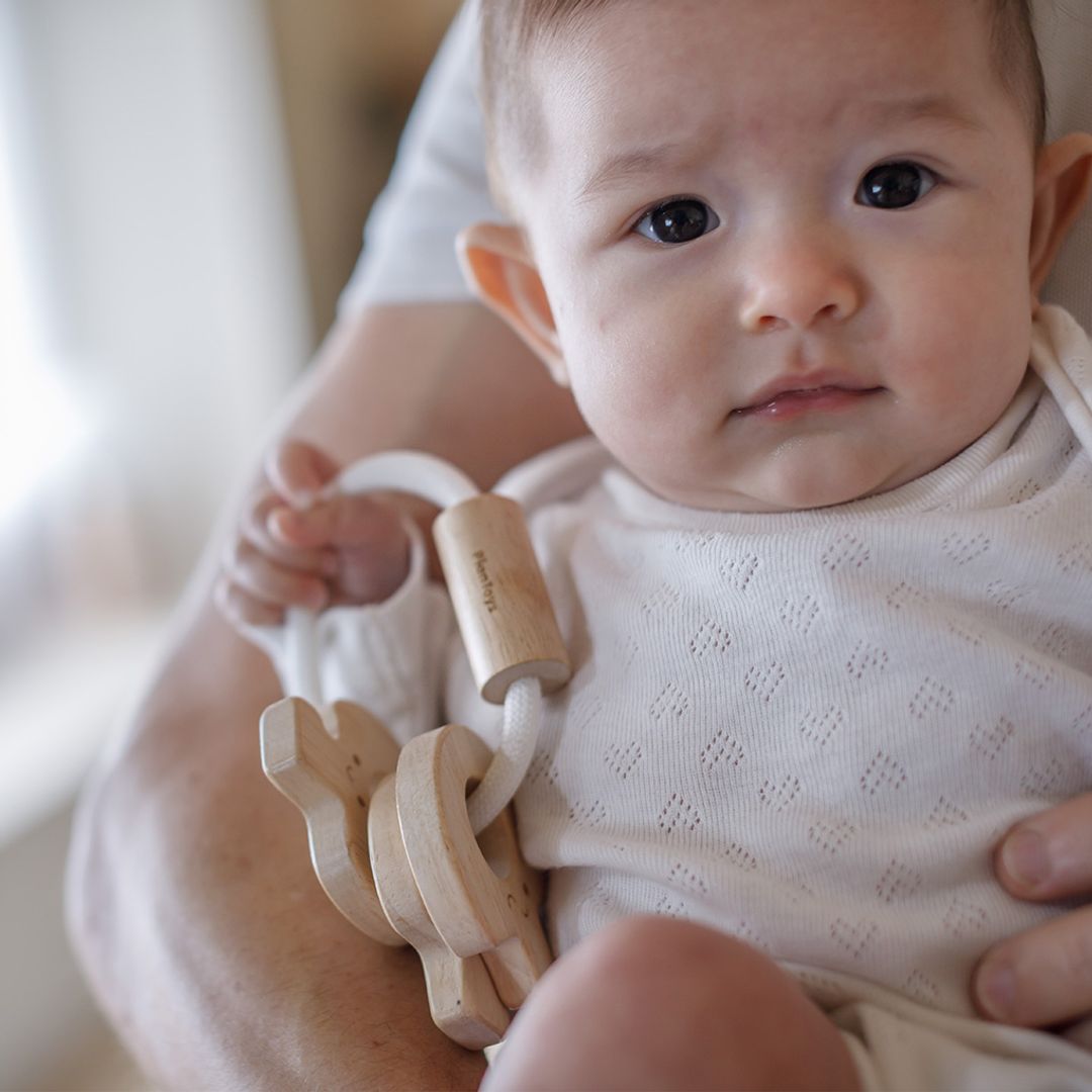 Baby Key Rattle Natural