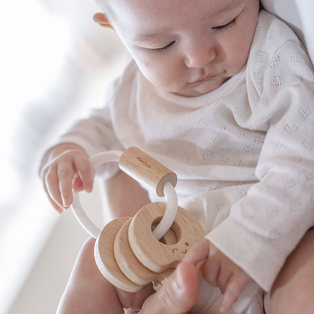 Baby Key Rattle Natural