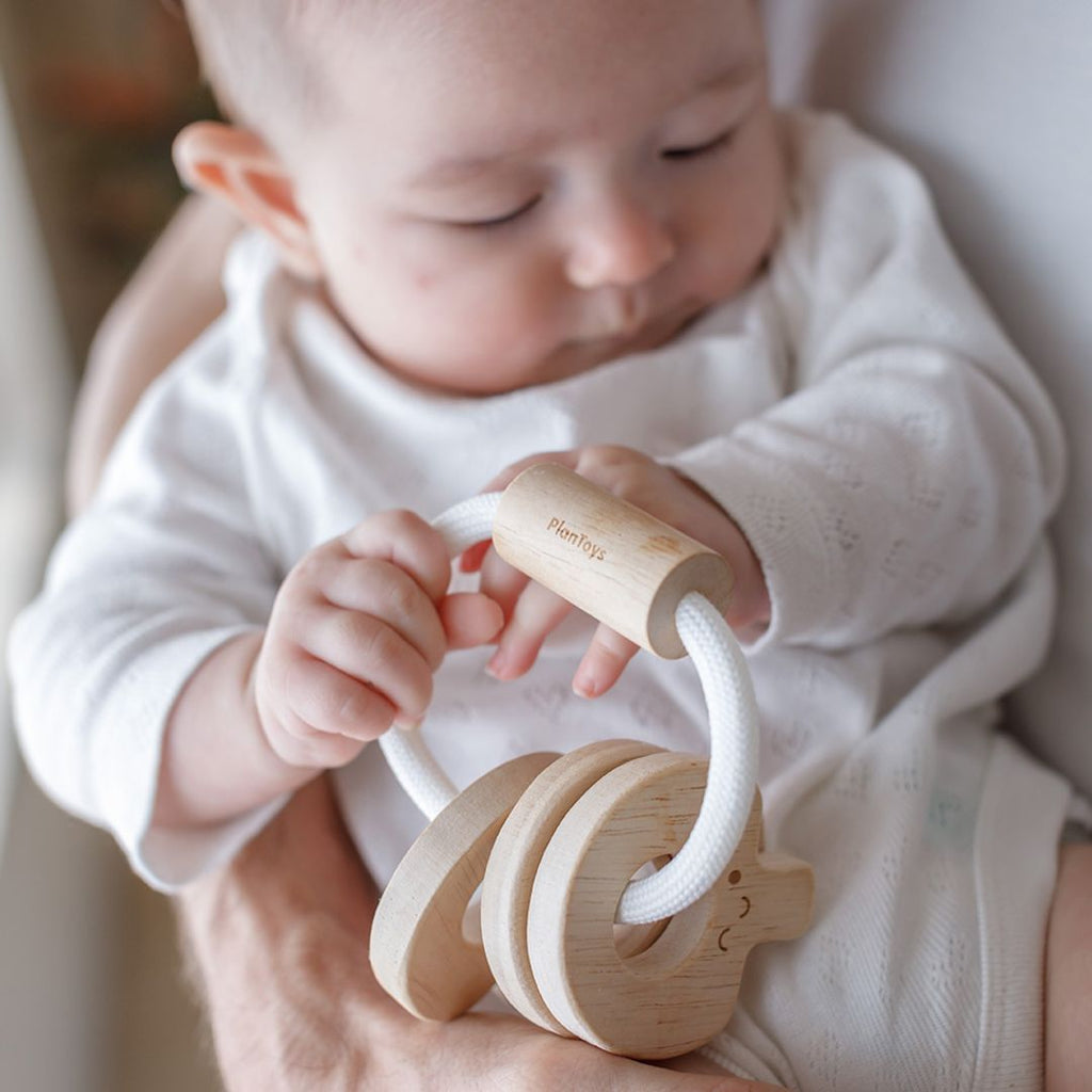 Baby Key Rattle Natural