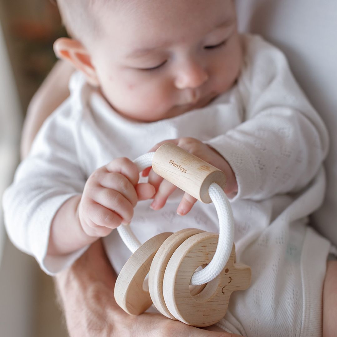 Baby Key Rattle Natural