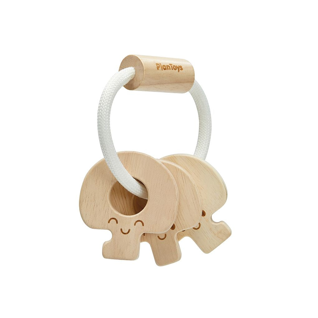 Baby Key Rattle Natural