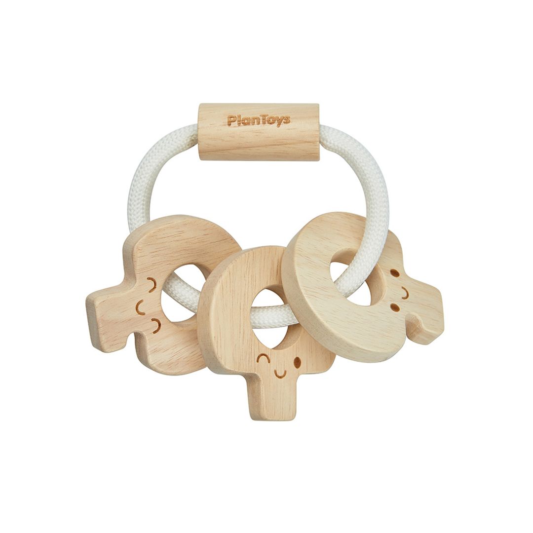 Baby Key Rattle Natural