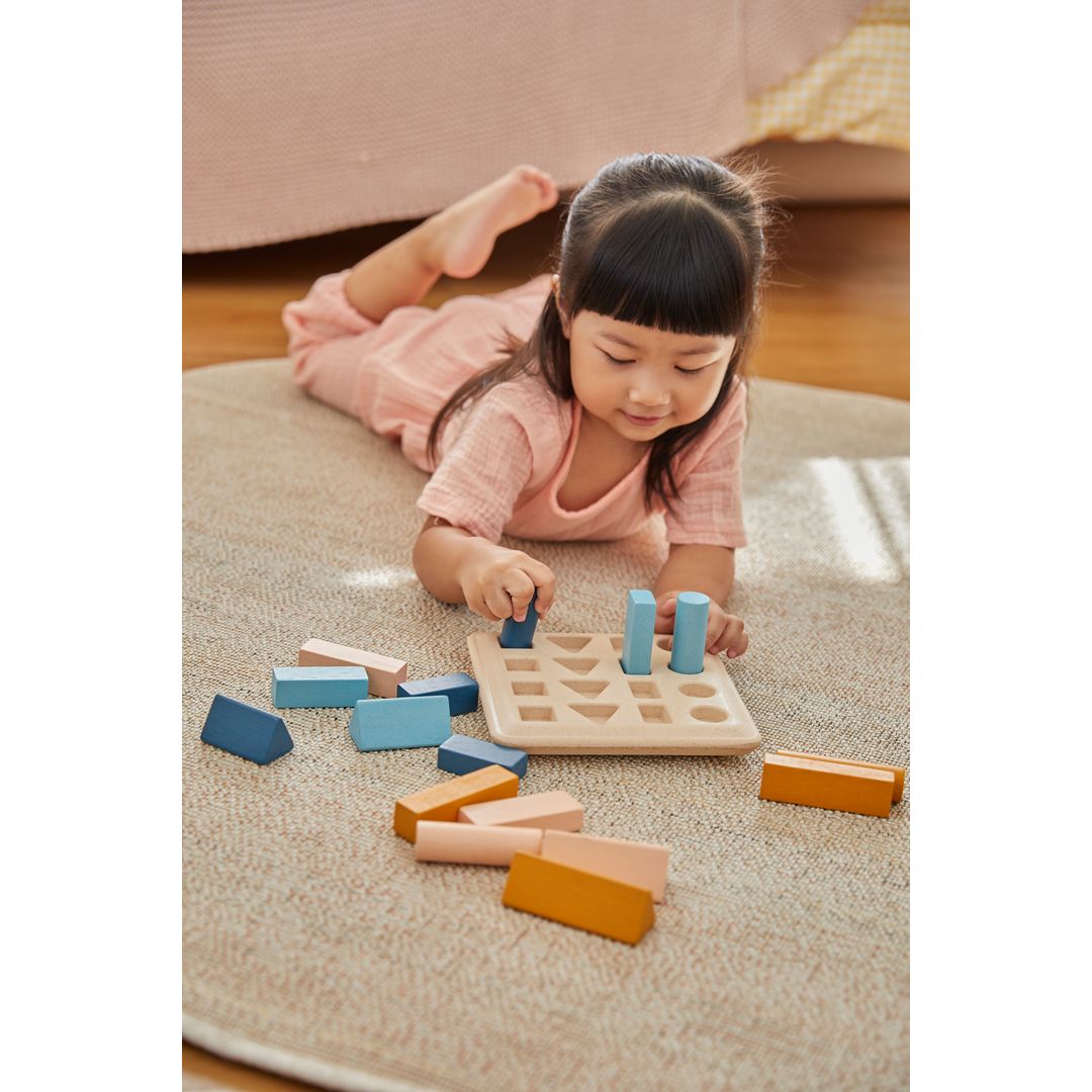 Geometric Peg Board Orchard