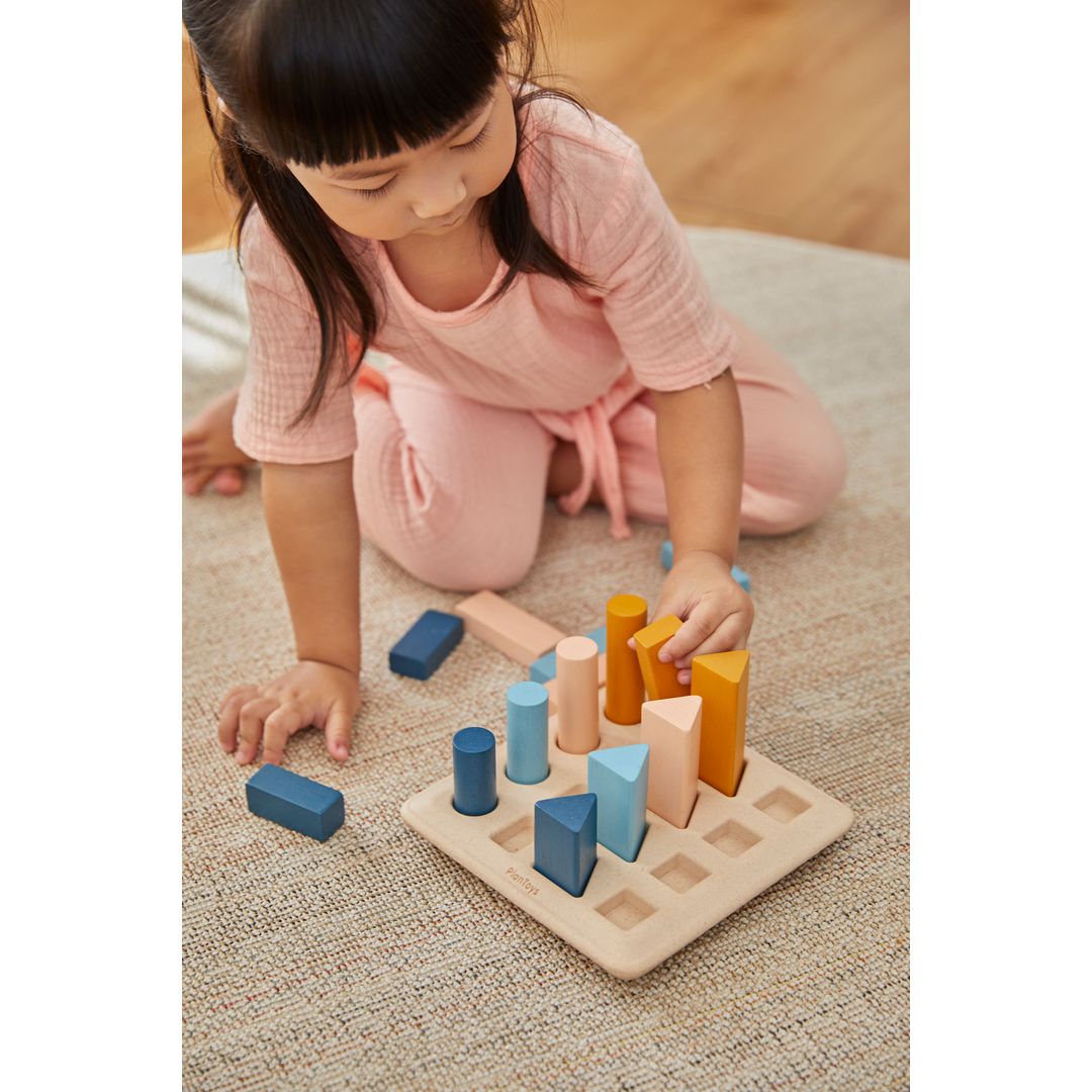 Geometric Peg Board Orchard