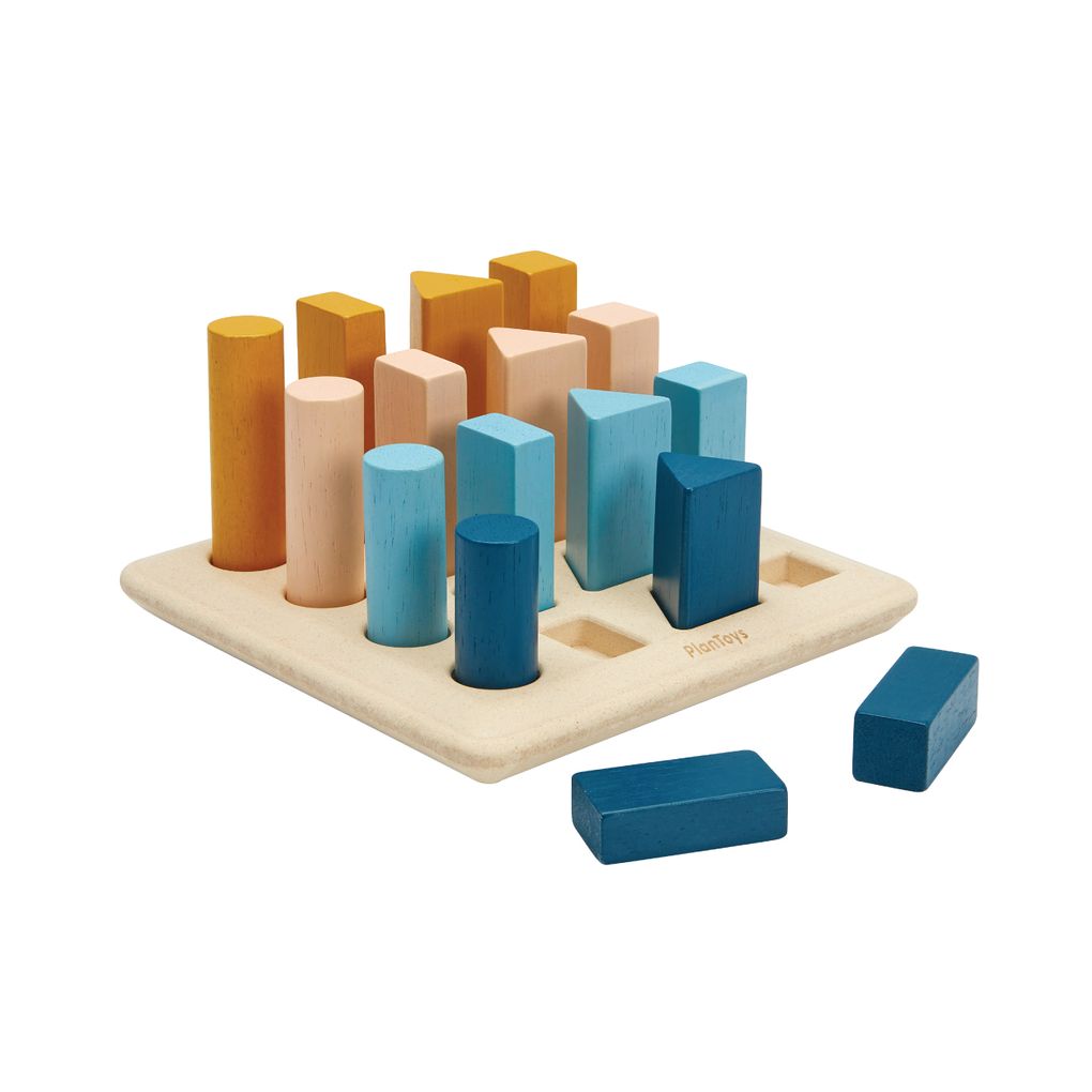 Geometric Peg Board Orchard