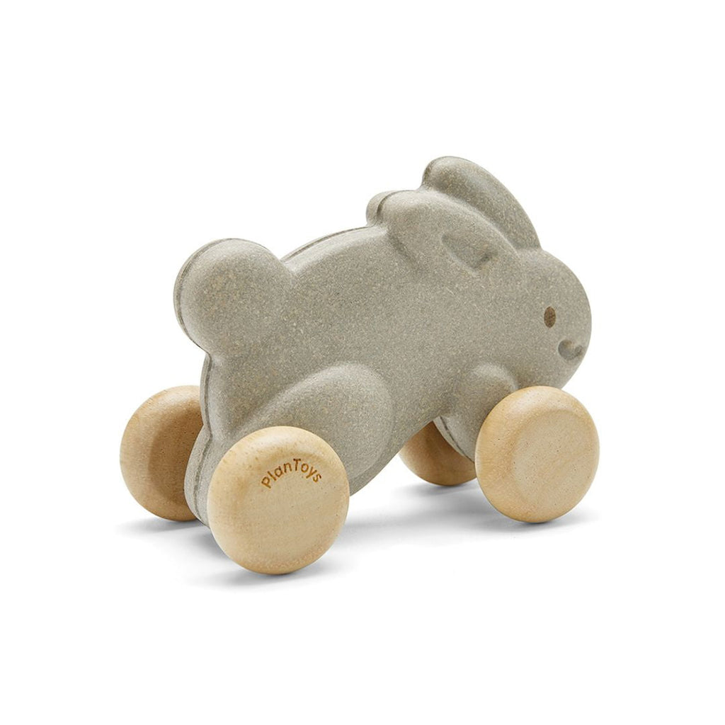 Push Along Bunny Grey