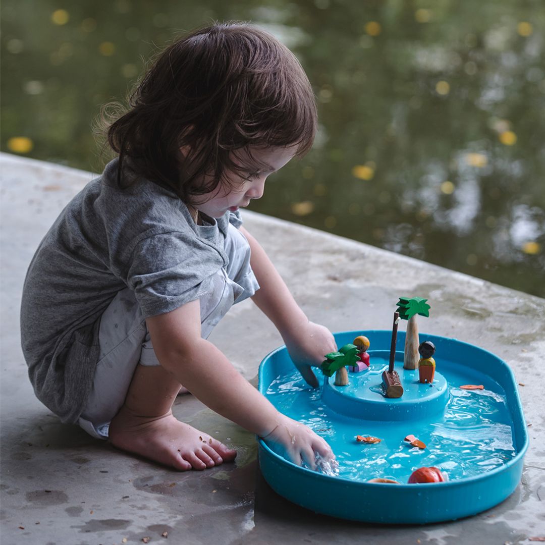 Wooden Toy Tugboat
