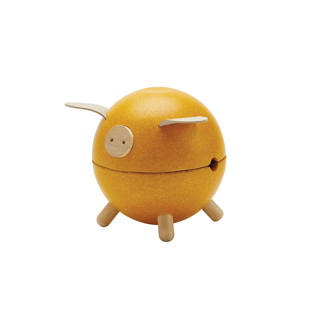 Piggy Bank Yellow Orchard